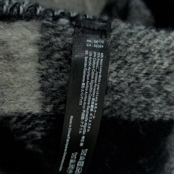 Anthropologie Buffalo Plaid Reversible Poncho - Picture 7 of 7